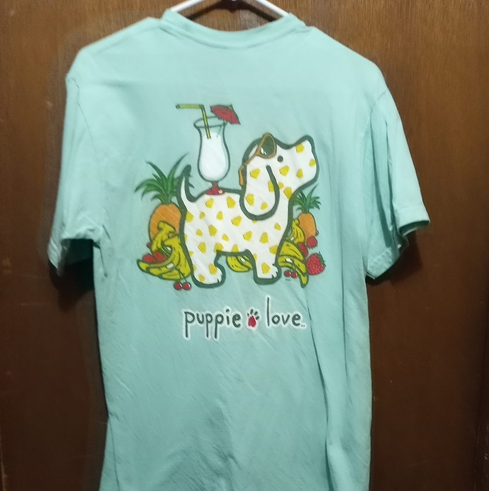 Puppie love Pineapple pup shirt